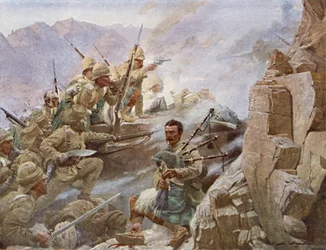 Sturm auf Dargai, Zweite Schlacht von Malakand, Nordwestgrenze, 1897